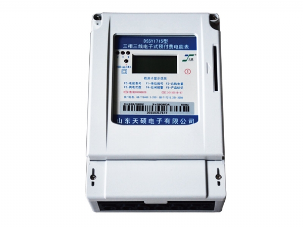 DSSY1715型三相三線電子式預(yù)付費(fèi)電能表（農(nóng)灌型電能表)
